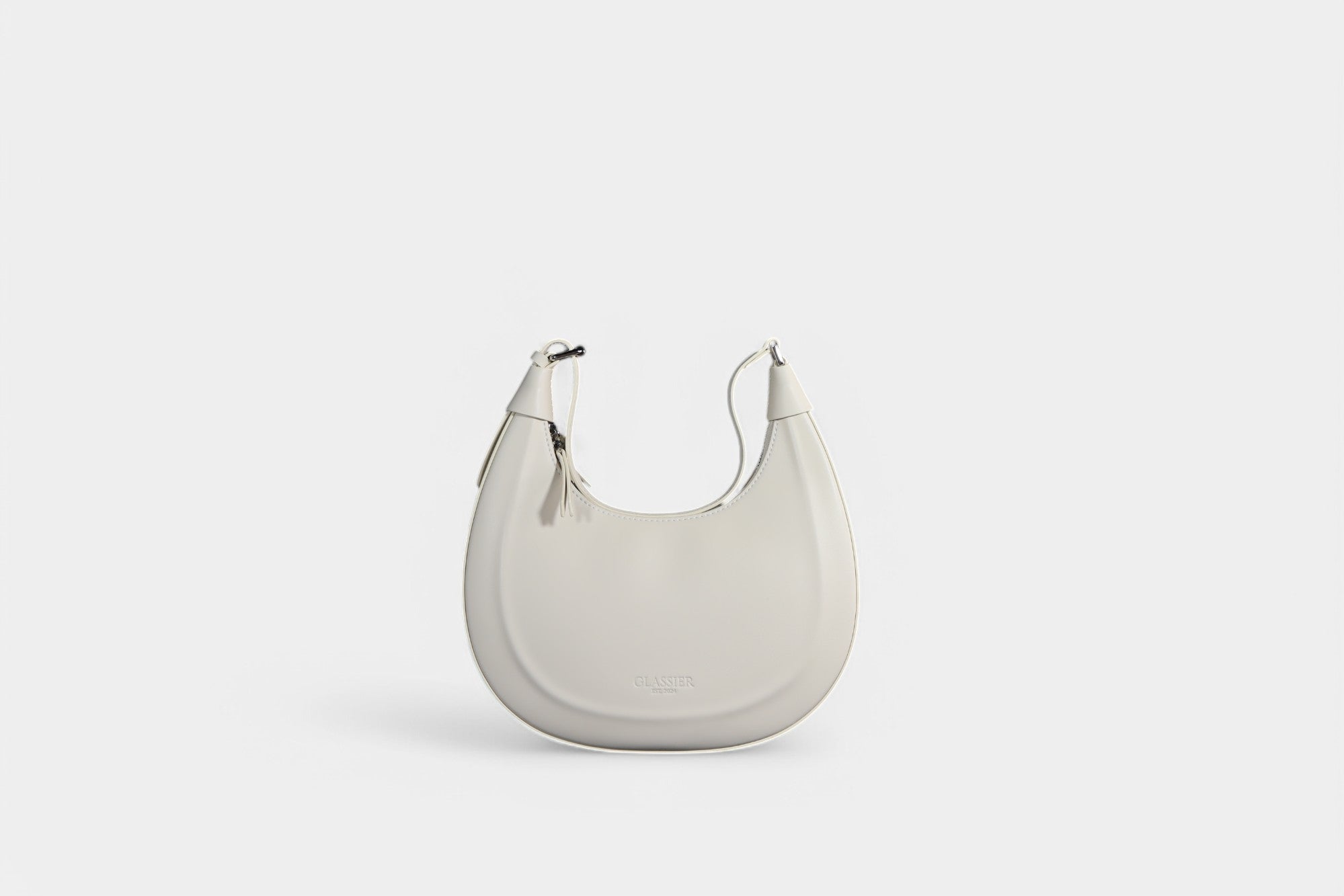 Weiße kleine Hobo bag