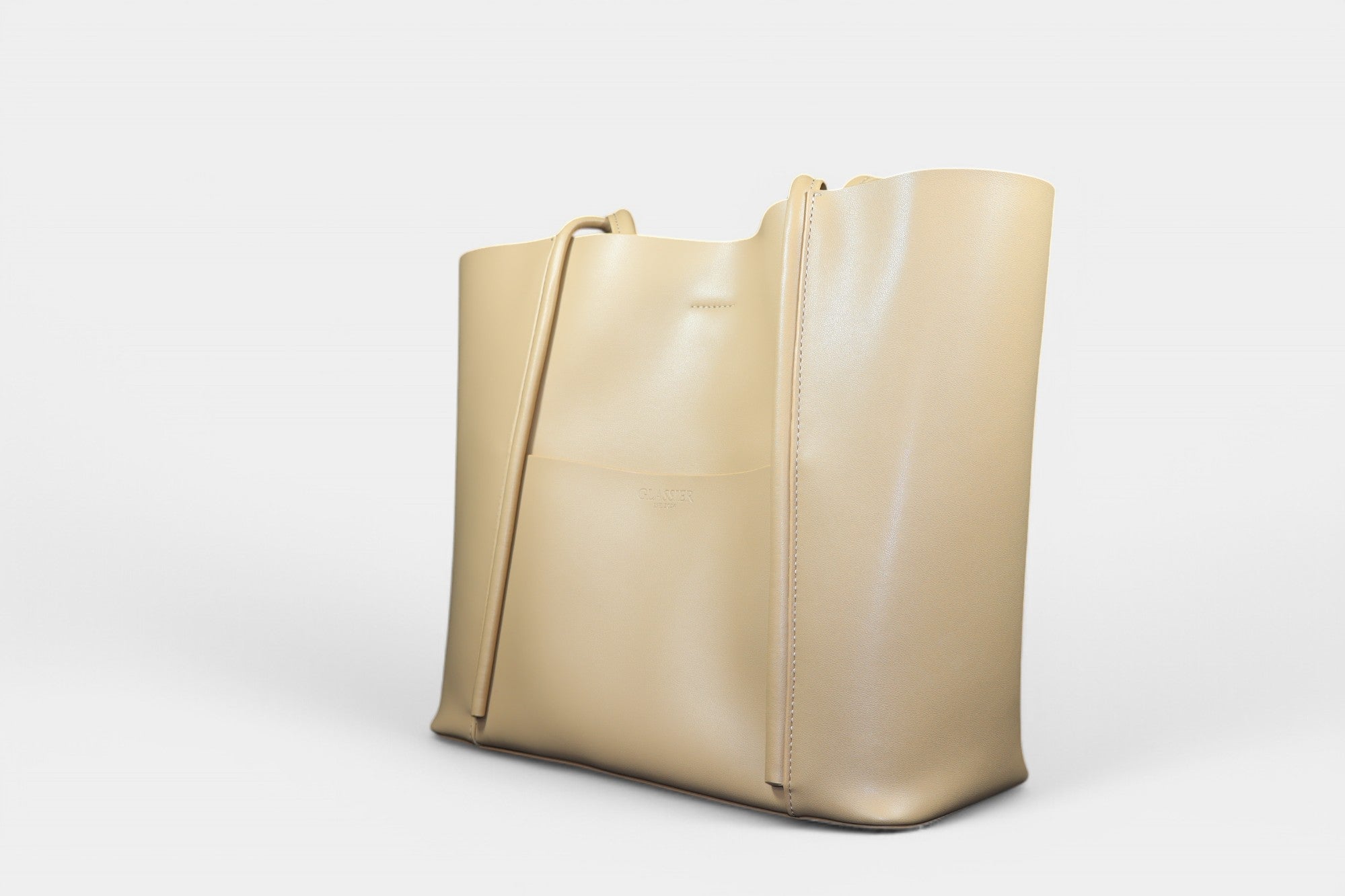 Hellbraune Große Shopping Tasche 